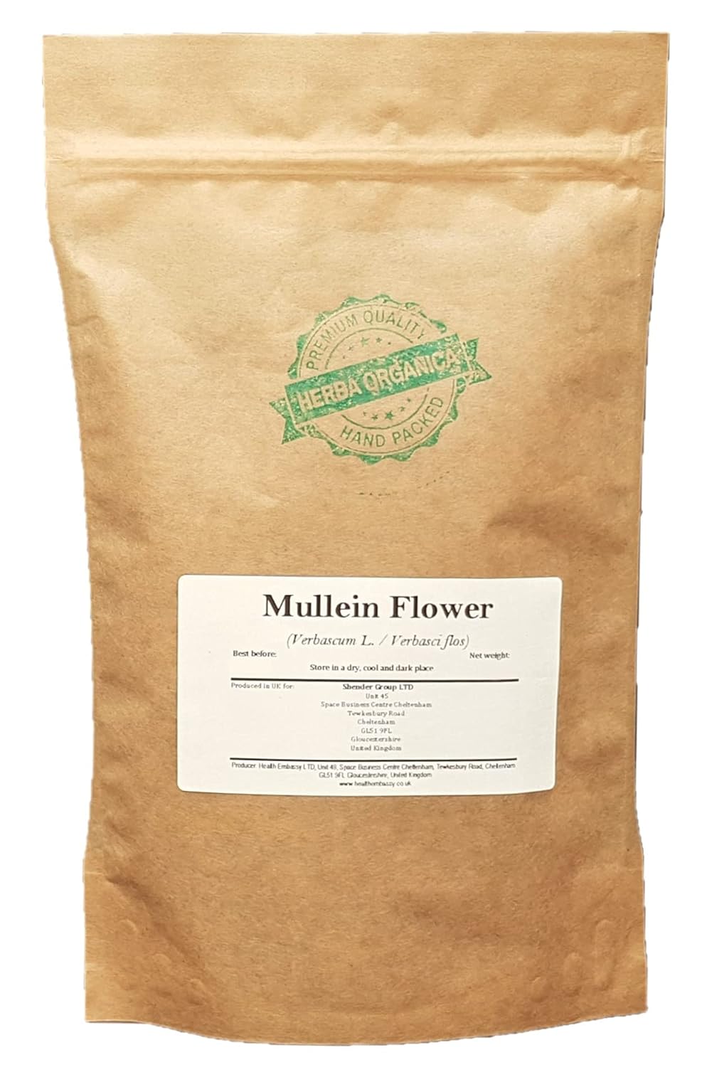 Herba Organica - Mullein Flower - Verbascum L - Herbal Tea (100g)