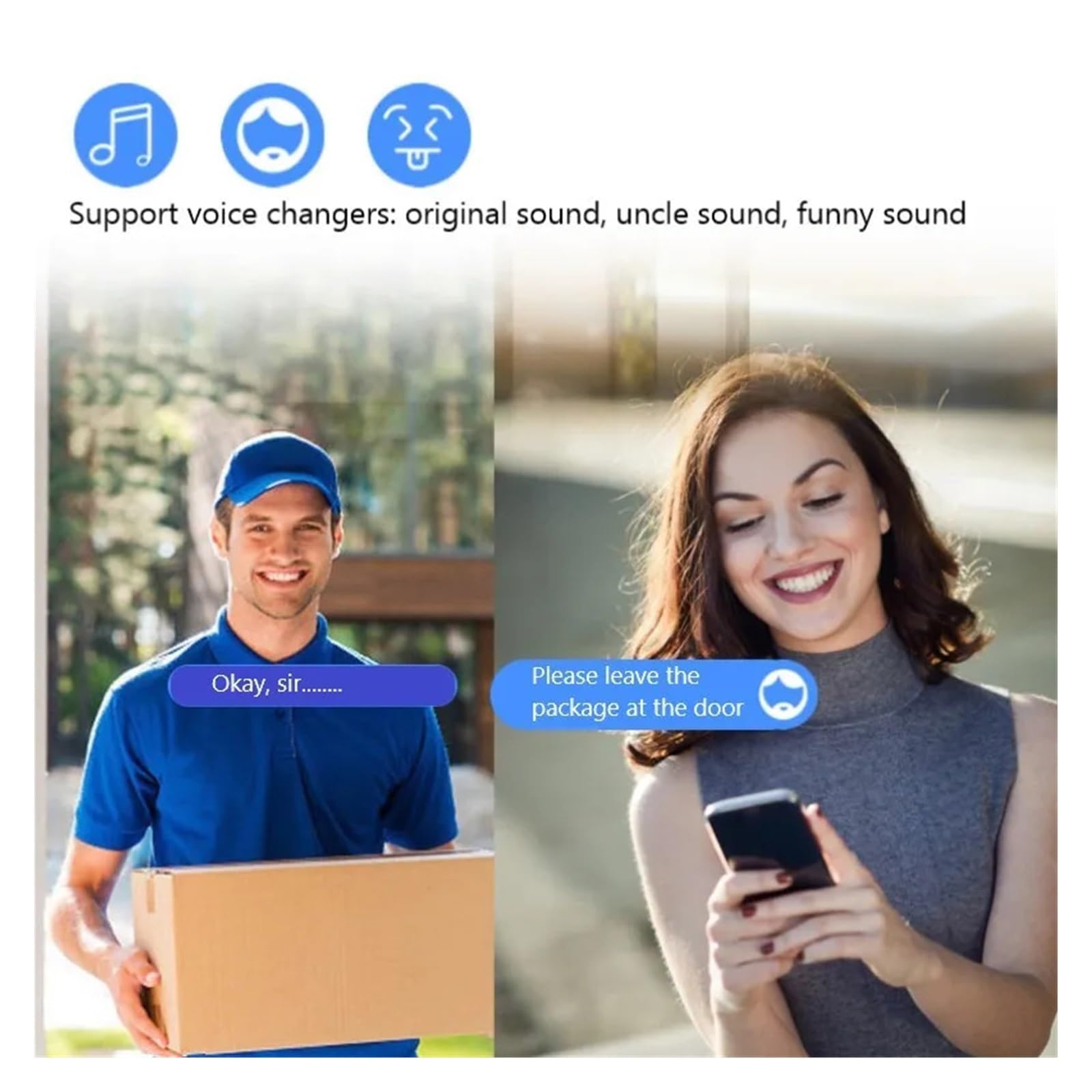 Caméra de Sonnette vidéo sans Fil WiFi Intelligente