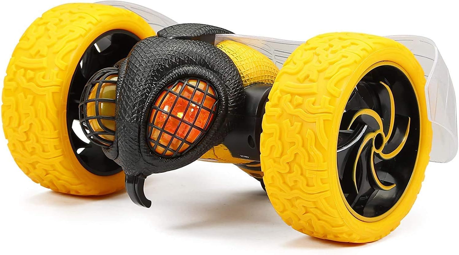 Ascetic RC Remote Control New Bright Tumble Bee Crazy Stunts Car Flip & Spin Racing Toy (Multi Color)