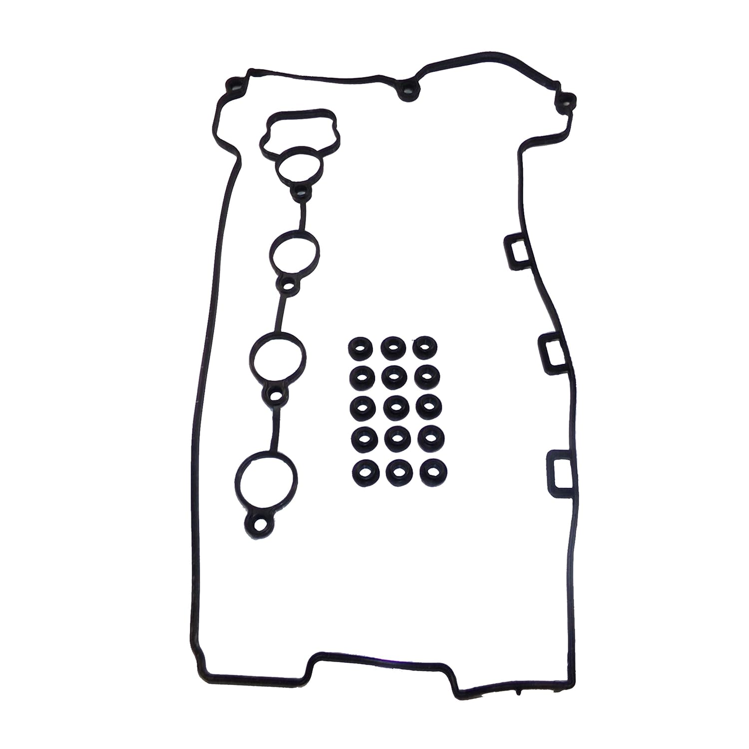 DNJ VC336G Valve Cover Gasket for 2006-2012 Chevrolet, Pontiac, Saturn Aura, Cobalt, G5 2.2L-2.4L L4 16V DOHC 2384cc