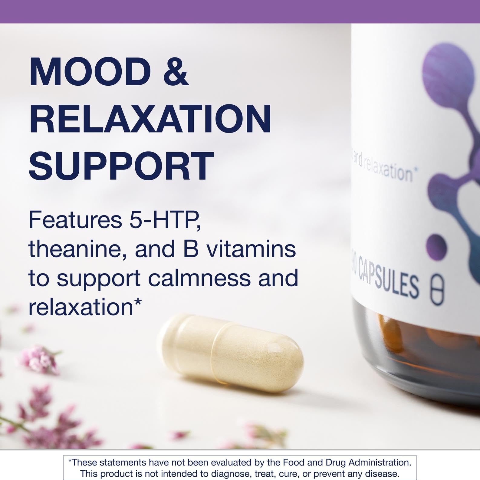 Metagenics SeroSyn 5-HTP & L-Theanine Calm Mood Support, 90 Count — Amazon image 3