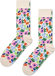 Chaussettes montantes à motif floral pour homme et femme, 36-40 & 41-46