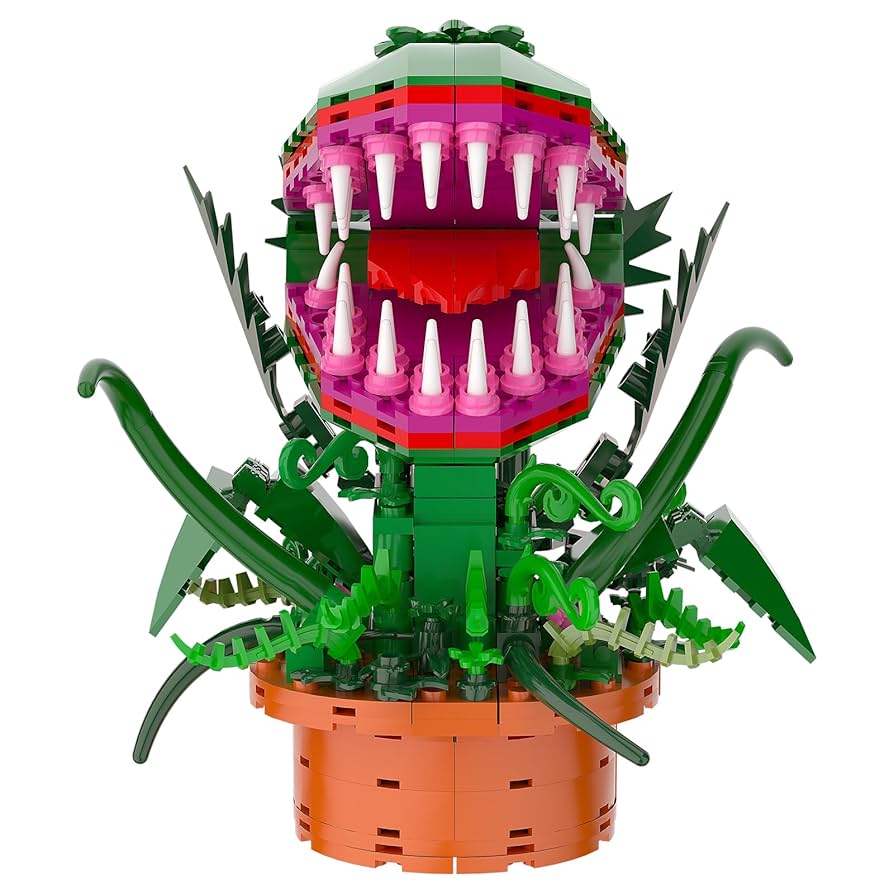 知育 ブロックAudrey II おもちゃ 組み立てキット 人食い花 Amazon.co.jp: Millionspring オードリーII ピラニア 植物