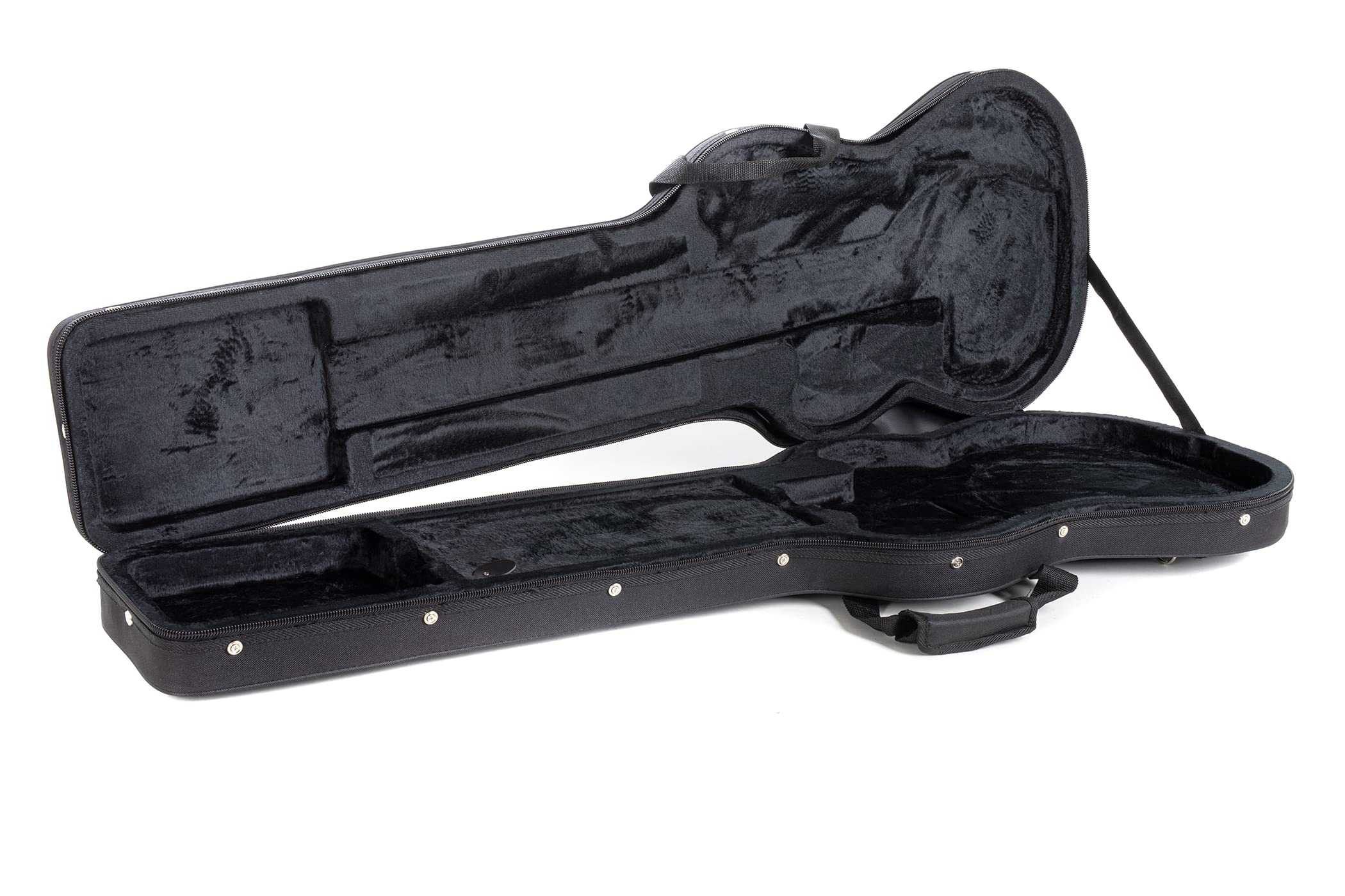 GEWA estuche para guitarra FX Light Weight Softcase para bajo eléctrico forma P, estuche moldeado negro