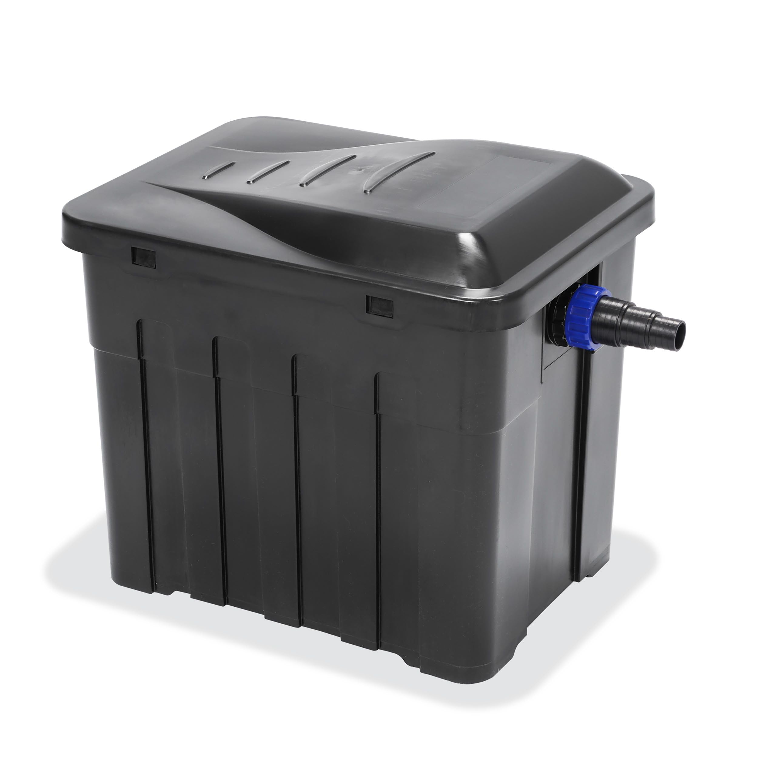 esotec Bio Filter Teichfilterbox ES35, Teiche bis 5000l, 4-Stufen-Filtersystem, Filtermaterial, Bio Filterbälle, Durchlauffilter Außenfilter, Teichfilter Filteranlage, 3400l/h 101717