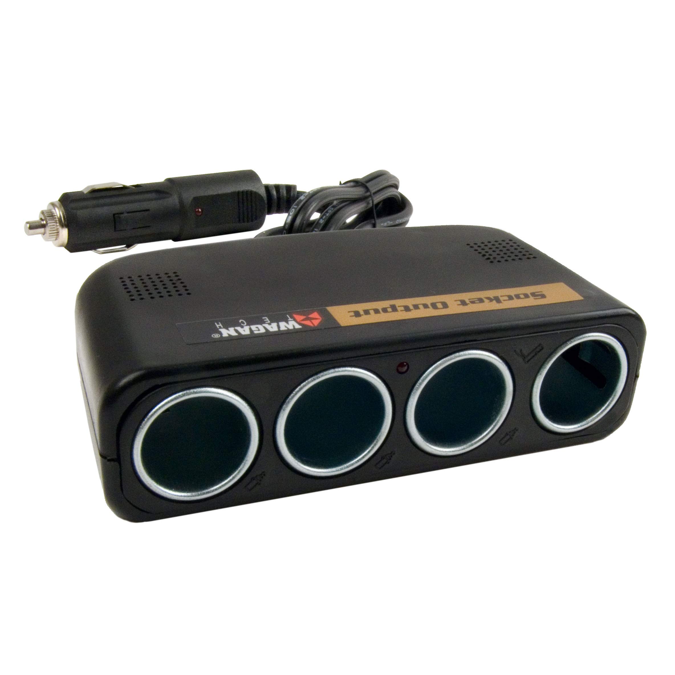 4 way cigarette lighter adapter Amazon.com: Wagan 4-Way 12V Automotive Socket Splitter and Extender, Cigarette  Power Splitter : Everything Else