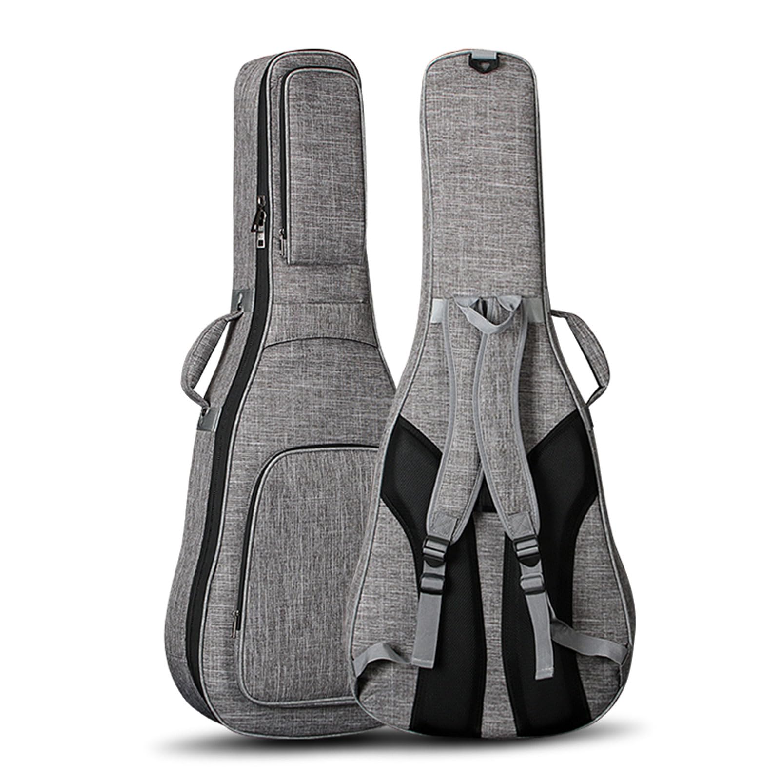 36" 38" 39" 40" 41" Torba na gitarę podróżną, plecak na koncerty gitary akustycznej i klasycznej, 28 mm gruba bawełniana wyściółka, regulowany pasek na ramię, pokrowiec ochronny na gitarę