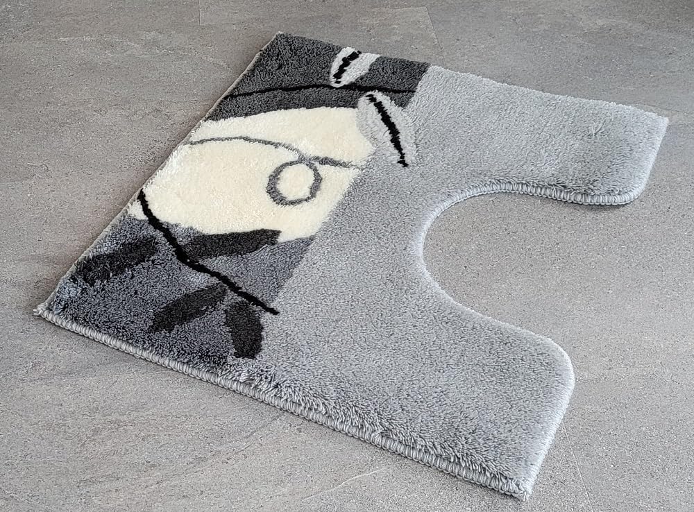 Meusch Idyll Bathroom Rug 55 x 50 cm WC-Vorleger mit Ausschnitt multicoloured