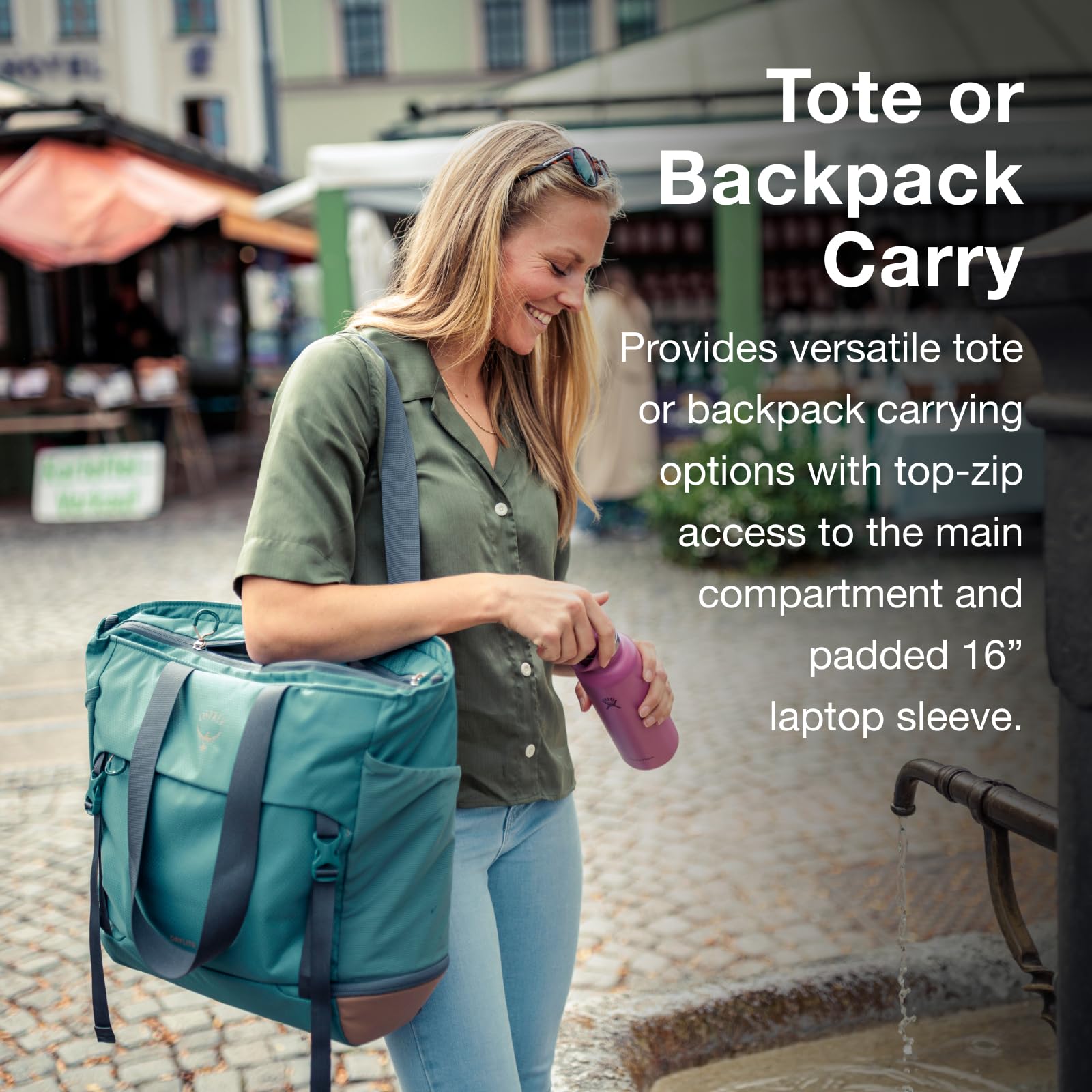 Osprey Daylite Große Tragetasche, 26L, Torrent Blue