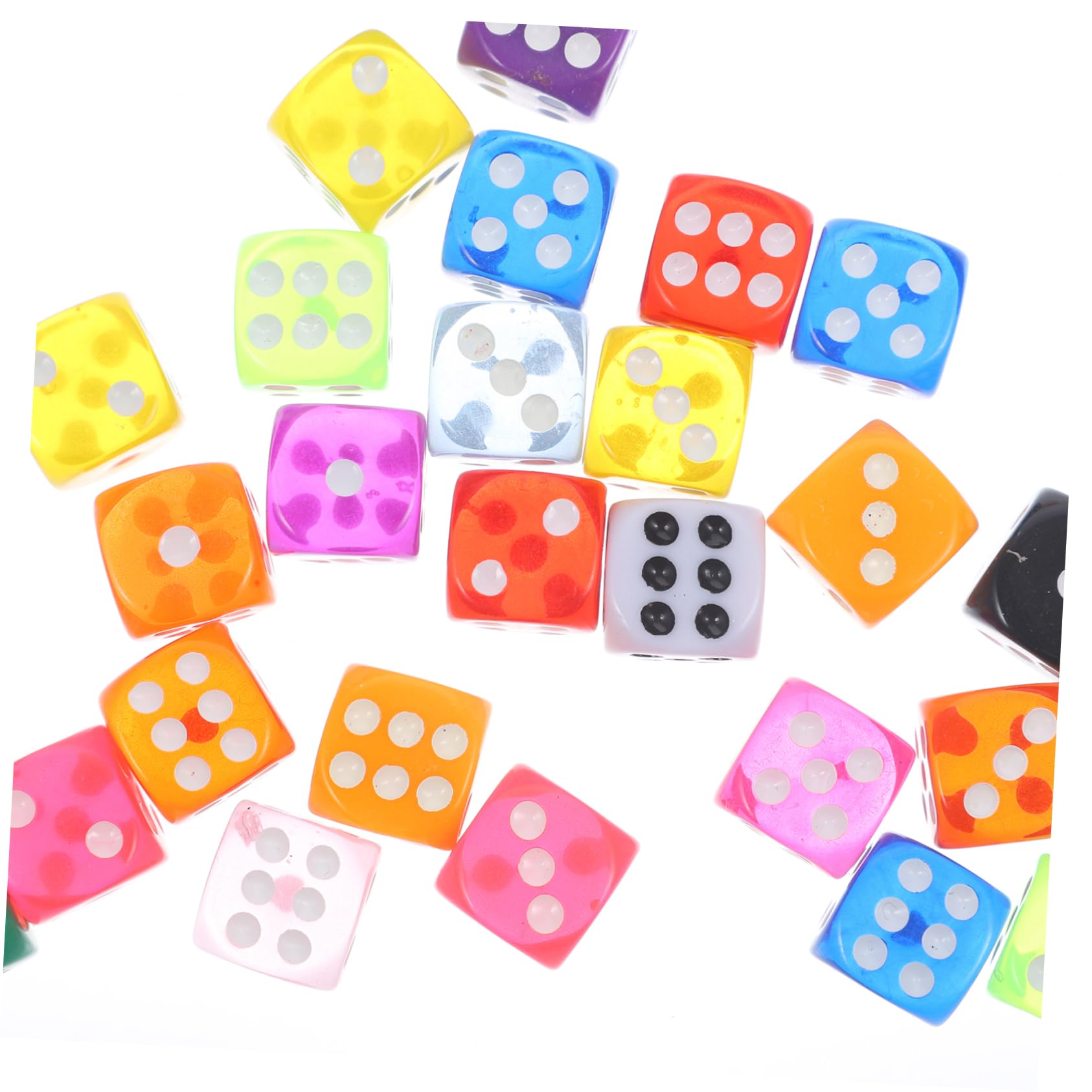 Toyvian 3 Set Di Dadi Per Feste Divertenti E Versatili in Resina Per Giochi Di Dadi Per Ragazzi E Ragazze E Incontri Per Adulti 30 Pezzi * 3