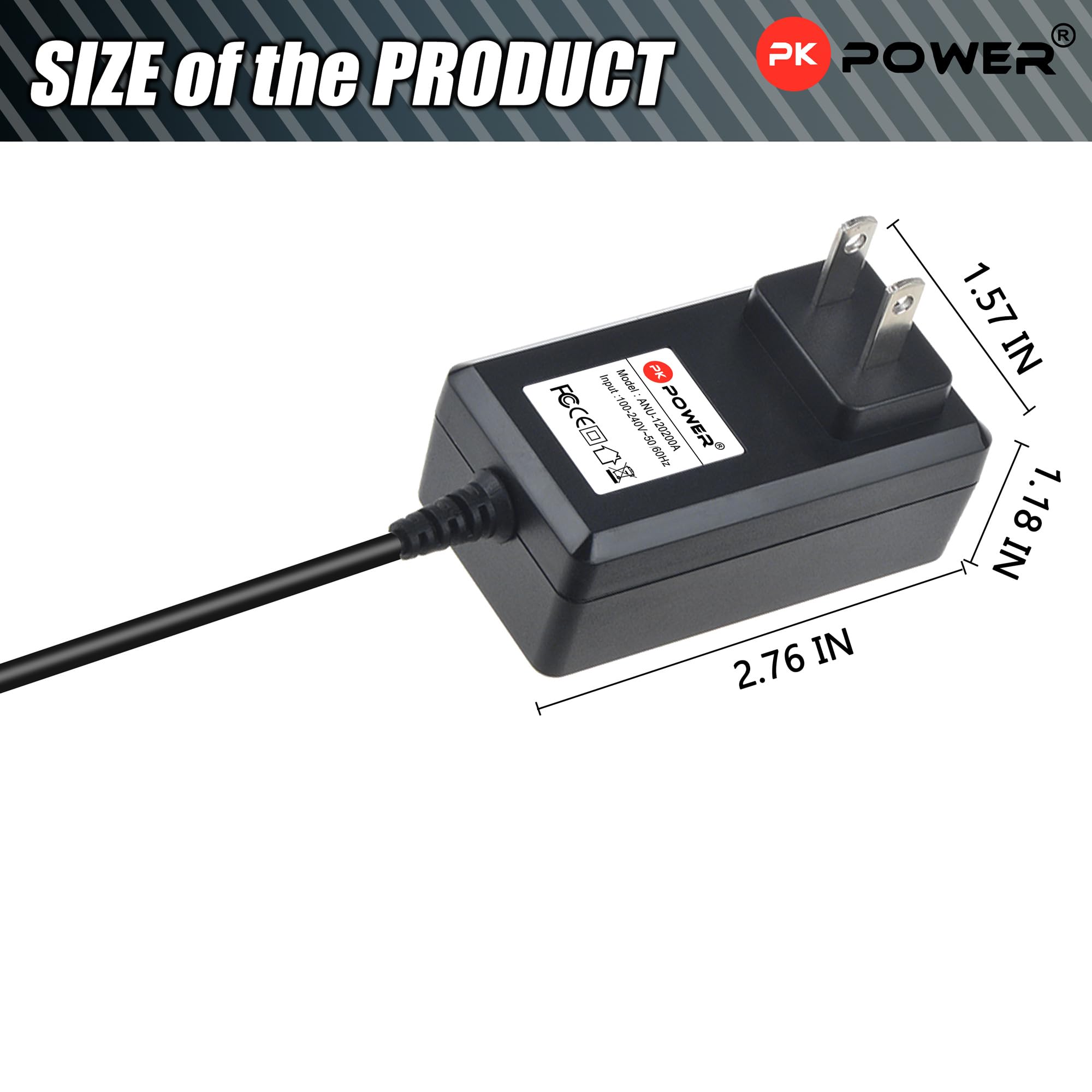 Amazon.com: PKPOWER AC Adapter for Electro-Harmonix Hell Melter