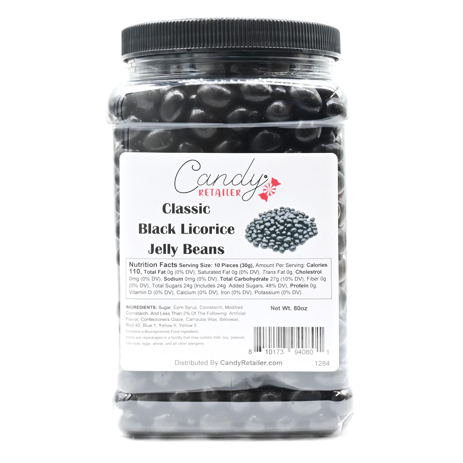 Candy Retailer Classic Jelly Beans (5 Pounds, Black Licorice)