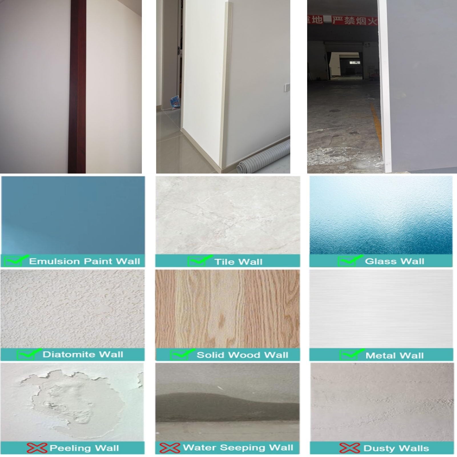 Protectores de esquina de pared de 2.0 in de ancho, marco de ventana de puerta autoadhesivo, borde/parachoques para perros masticando virutas de pintura, papel pintado, lágrimas, huellas dactilares, t
