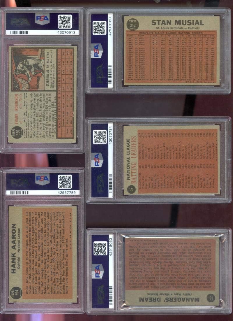 1962 Topps #317 Stan Musial Plays 21st Season MLB PSA 4 Graded Baseball Card