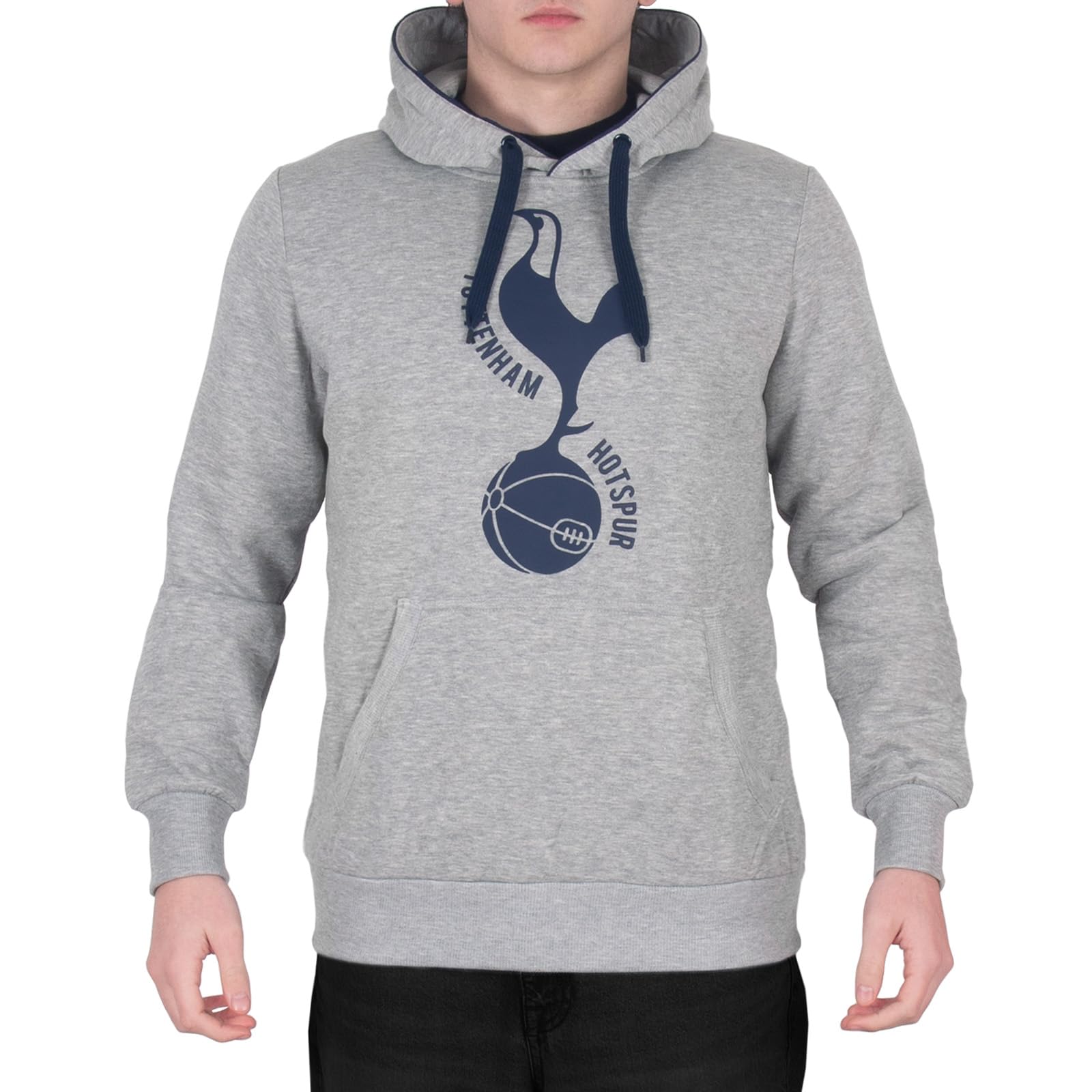 Tottenham Hotspur FC Mens Licensed Hoodie - Grey - S