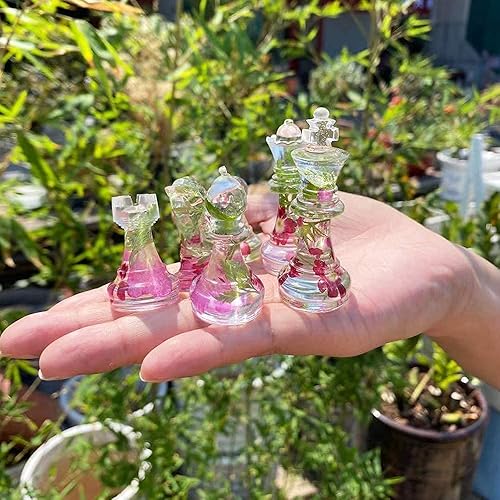 Miniatura 5 de ResinWorld Molde de tablero de ajedrez XL de 12 pulgadas para resina, 16 piezas de silicona 3D de tamaño completo para resina epoxi, juego de moldes