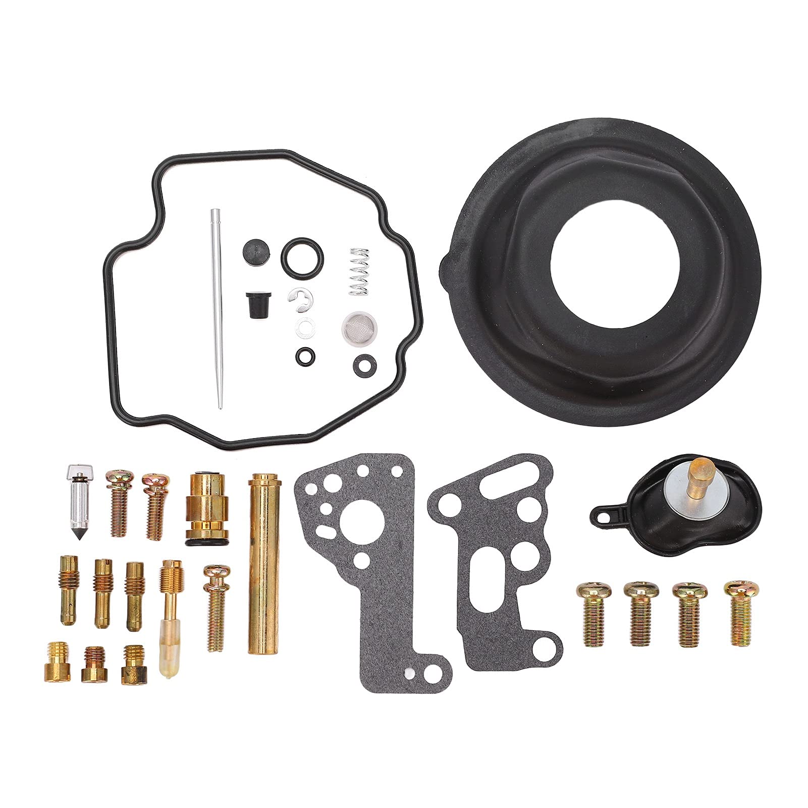 Kit di Riparazione di Ricostruzione del Carburatore Carb Kit di Ricostruzione di Riparazione di Revisione del Carburatore con Guarnizione per Vmax V‑MAX 1200 1985-2007