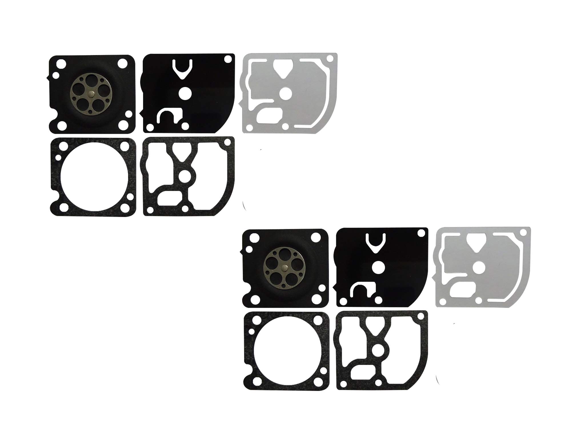 Carburetor Gasket and Diaphragm Kit Replaces ZAMA GND-105 for ZAMA Carburetor C1M-EL44 Husqvarna Chainsaw (Pack of 2)