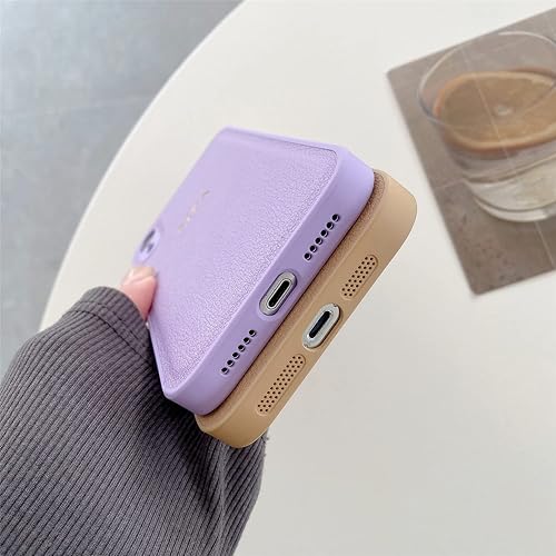 Miniatura 4 de Personalizar - Funda suave de piel sintética con letras iniciales doradas y plateadas para iPhone 14, 12, Pro, Xs, Max, 13, Mini, 11 X, XR, 7, 8