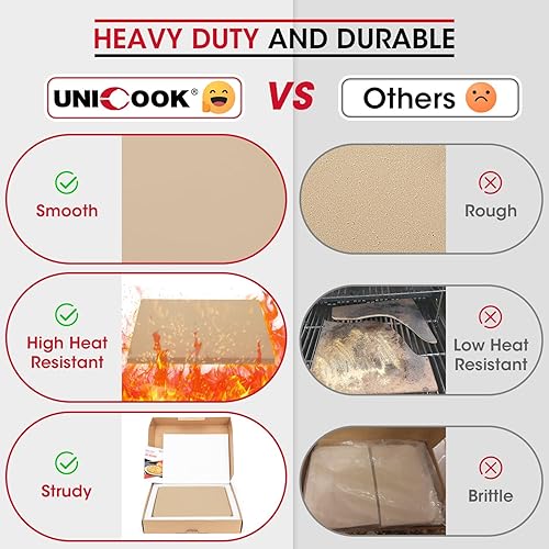 Miniatura 17 de Unicook Piedra de pizza extragrande de 24 x 18 pulgadas para hornos caseros y hornos comerciales, piedra rectangular para hornear, ideal
