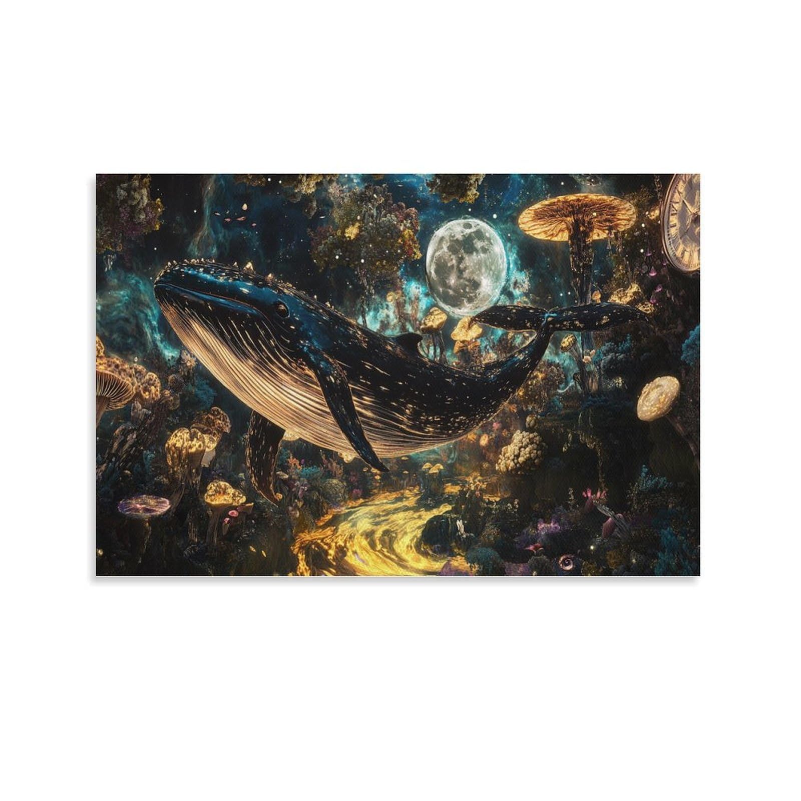 YYVKPMLXC Prints Wall Art Kunpeng for Wall Canvas Prints Art Fantasy Creatures Canvas Prints Wall Art Painting Pictures Ready To Hang for Home Decor 20x30inch(50x75cm)