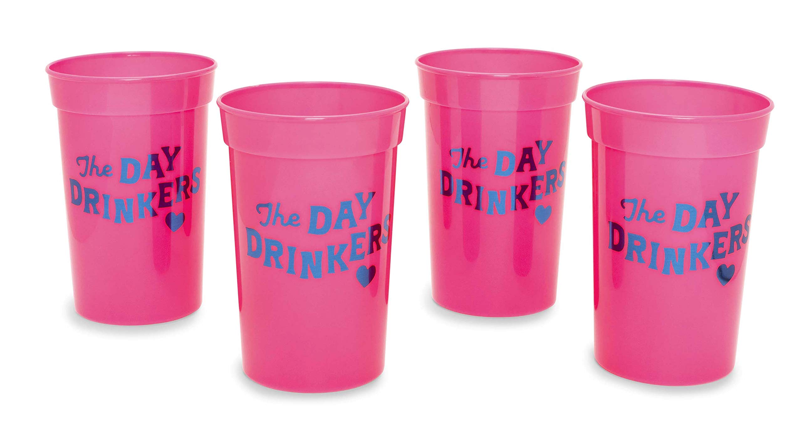 ban.do party on plastic party cup set, day drinkers