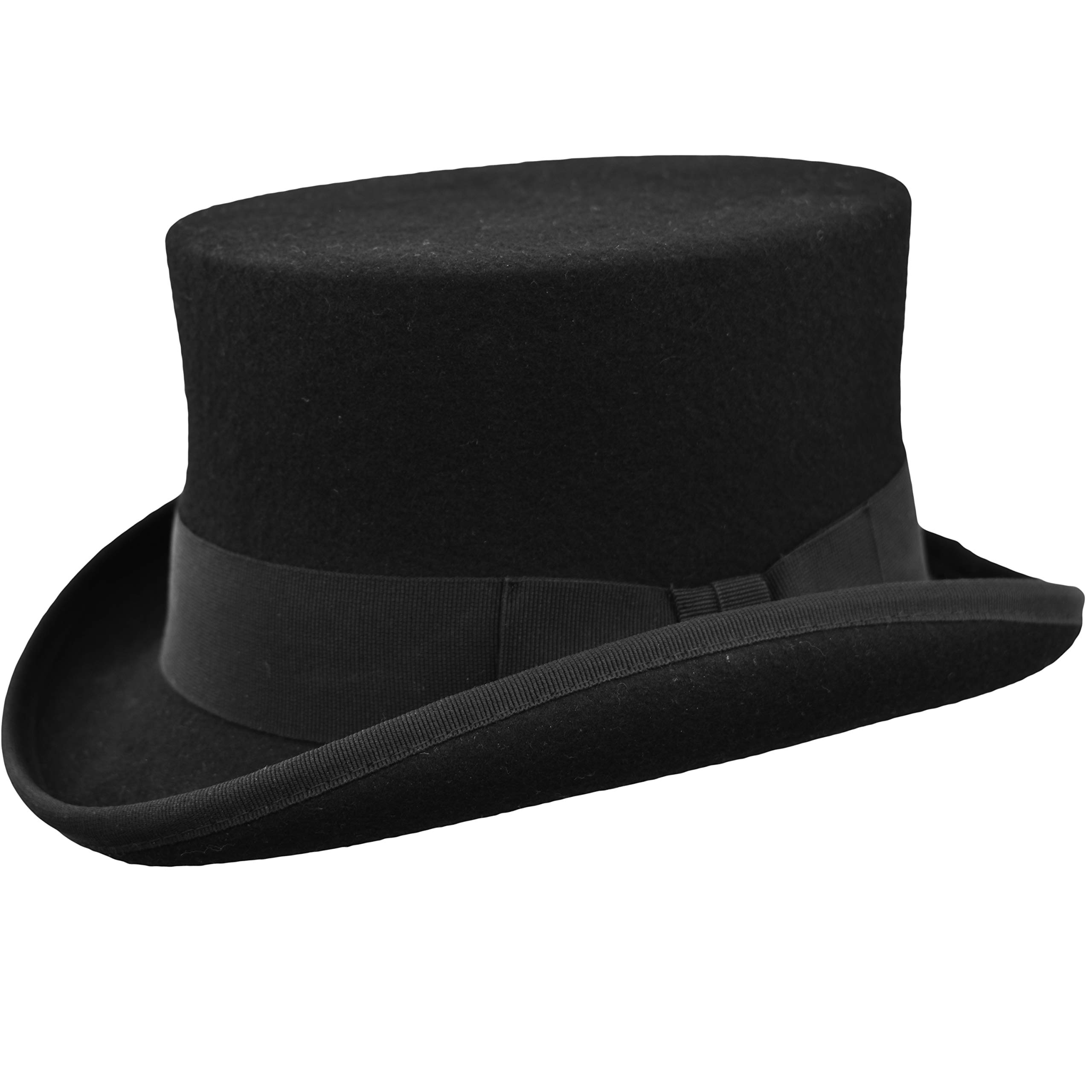 Chapeau à cylindre Western Demi cylindre Stagecoach - Noir - Small