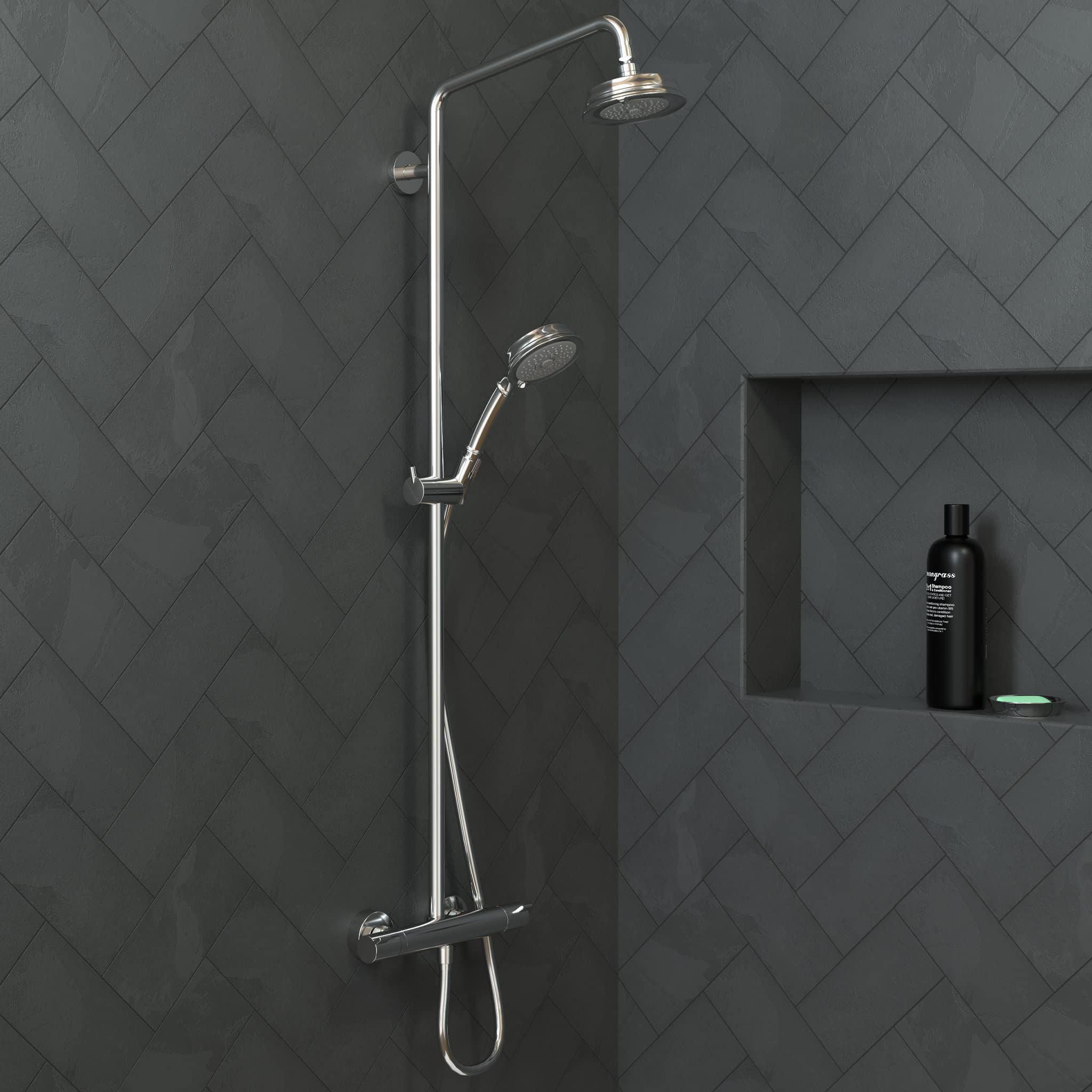 Amazon.co.jp: hansgrohe Croma 100 クラシック 5インチ シャワー