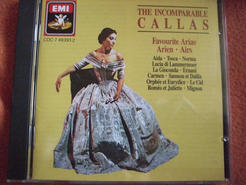 Incomparable Callas [Audio CD] Callas, Maria