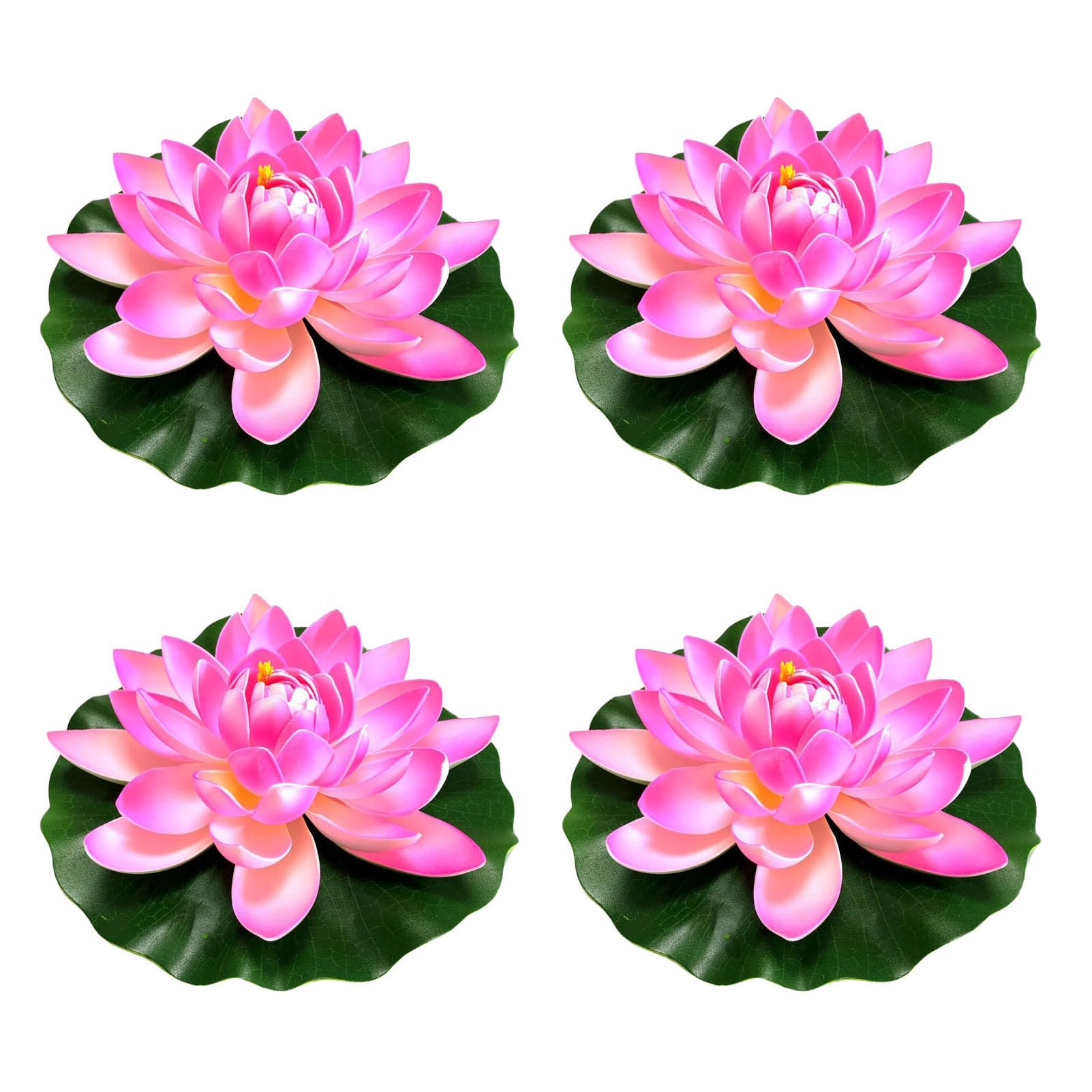 Amazon.com: ZAKHSE Lotus Flower, 4 Pack Artificial Floating Foam