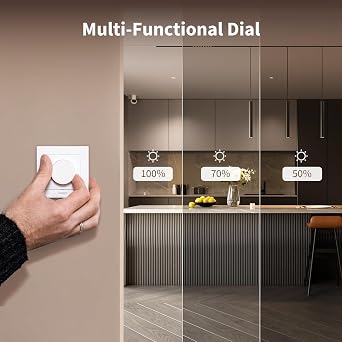 Aqara Akıllı Dimmer Switch H2 KD-R01D (Apple Home Destekli)
