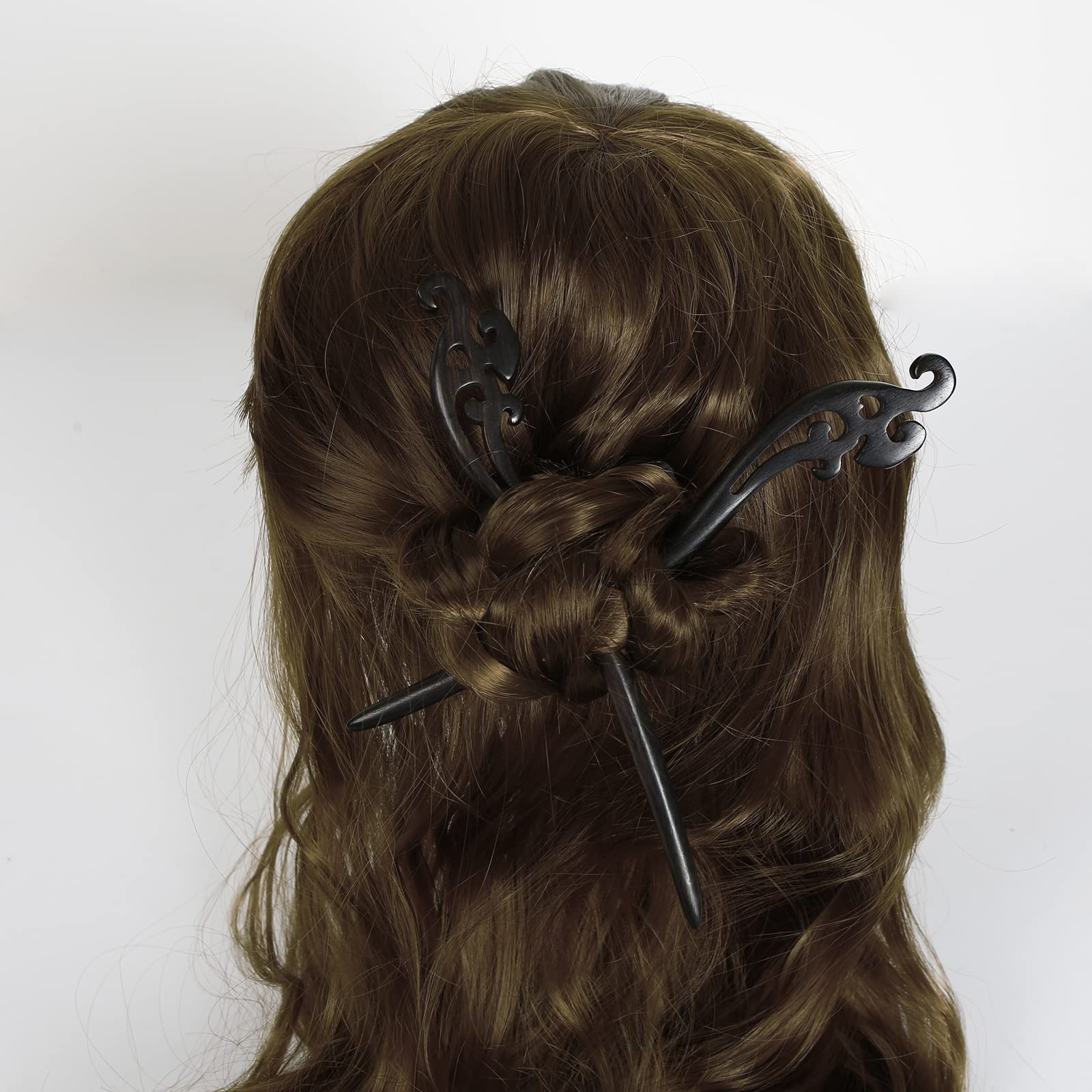 Amazon.com : Real Sic Natural Sandalwood Hair Sticks for  display picture 1