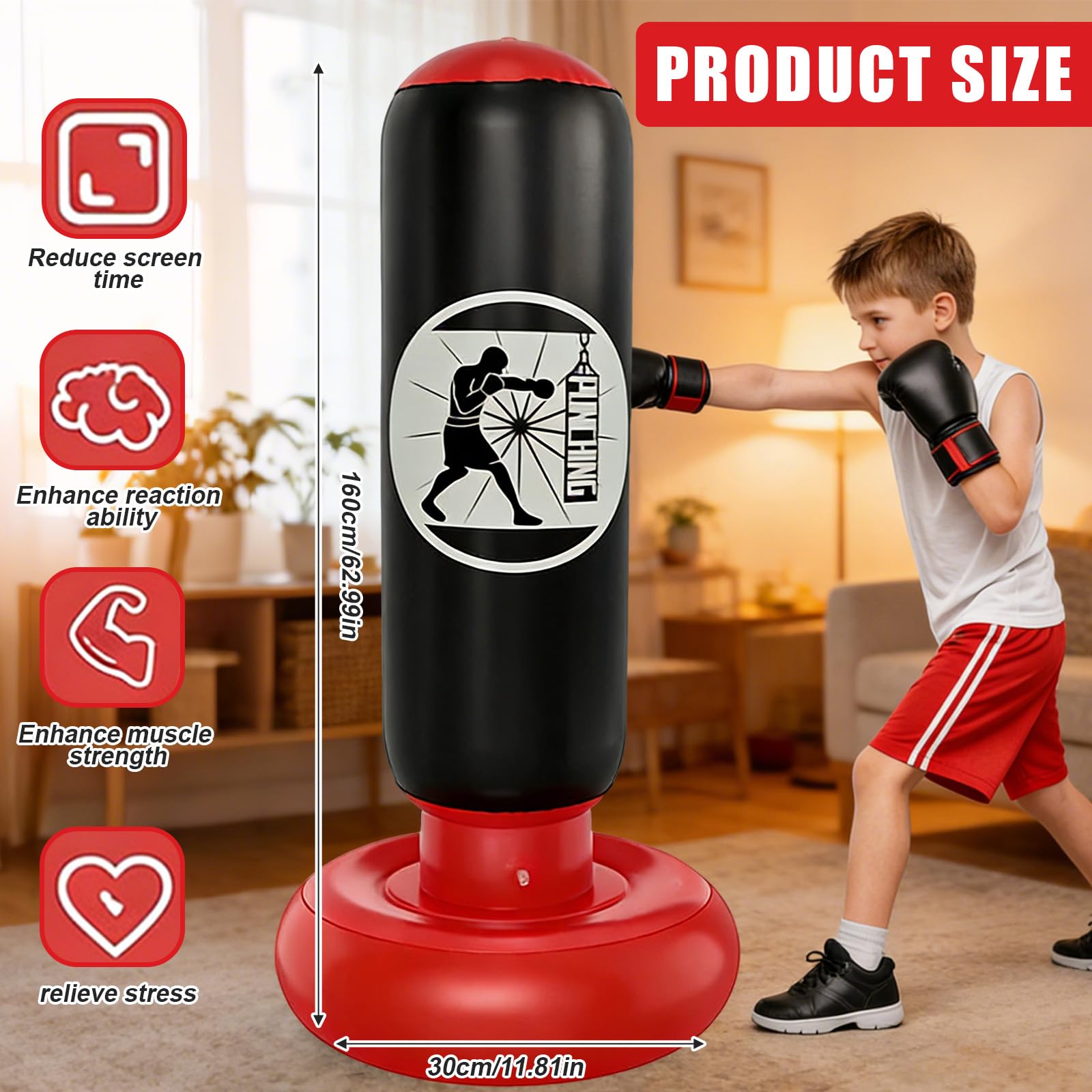 Kids Punching Bag 160cm - 2