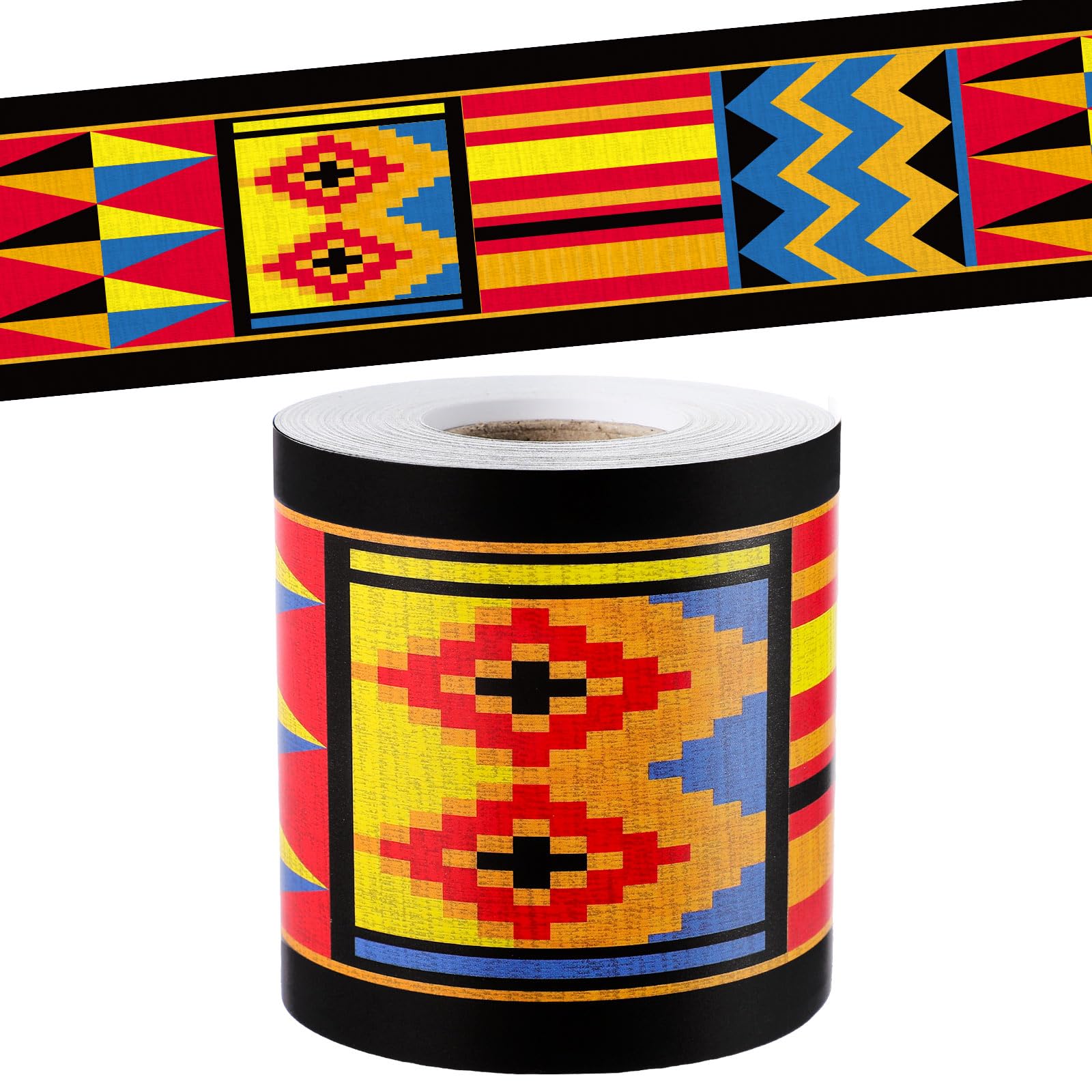 Buy VitalCozy1 Roll/ 68.9 Feet African Weave Bolder Borders African