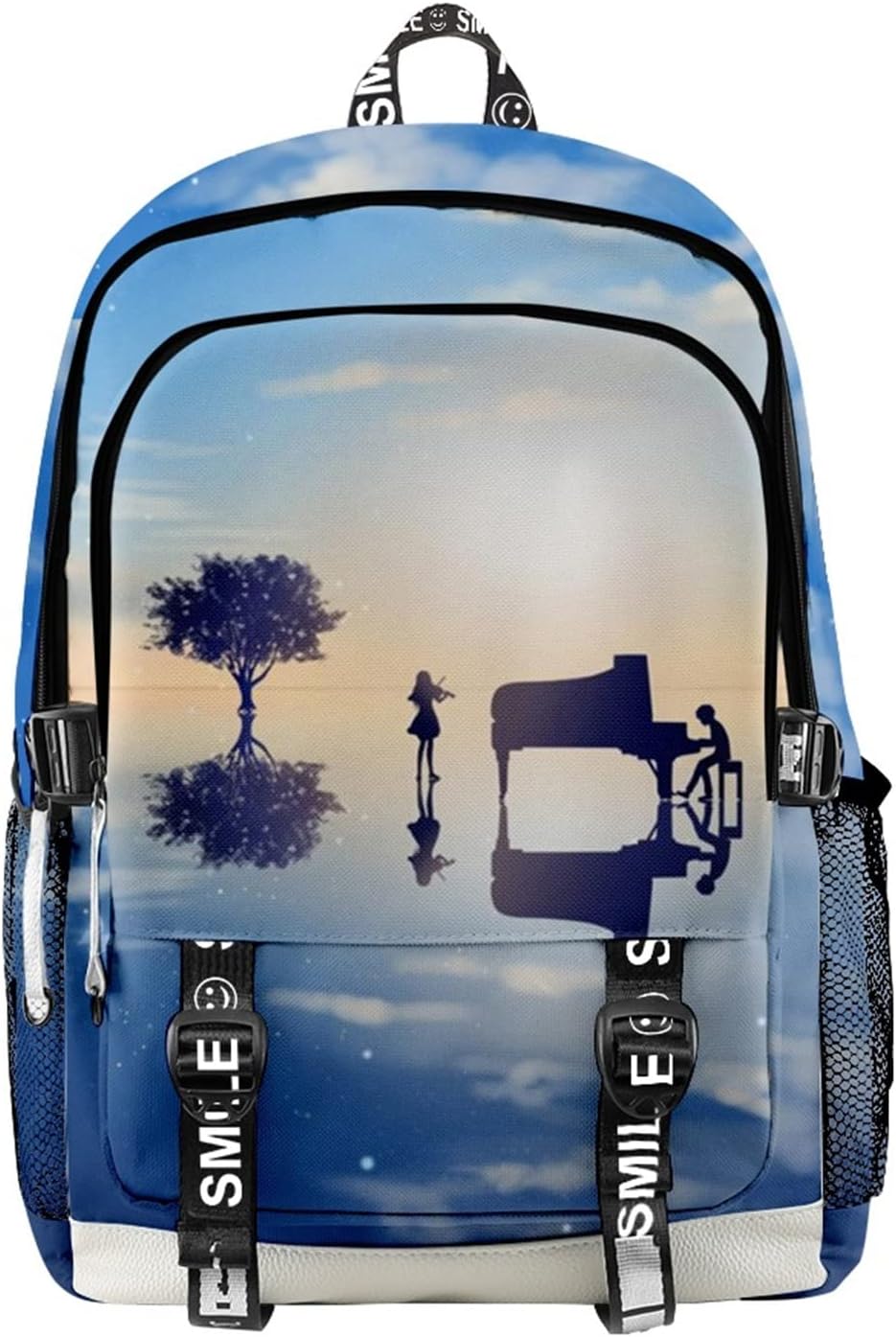ISaikoy Anime Your Lie in April Backpack Shigatsu Wa Kimi No Uso Laptop School Bag Bookbag 4