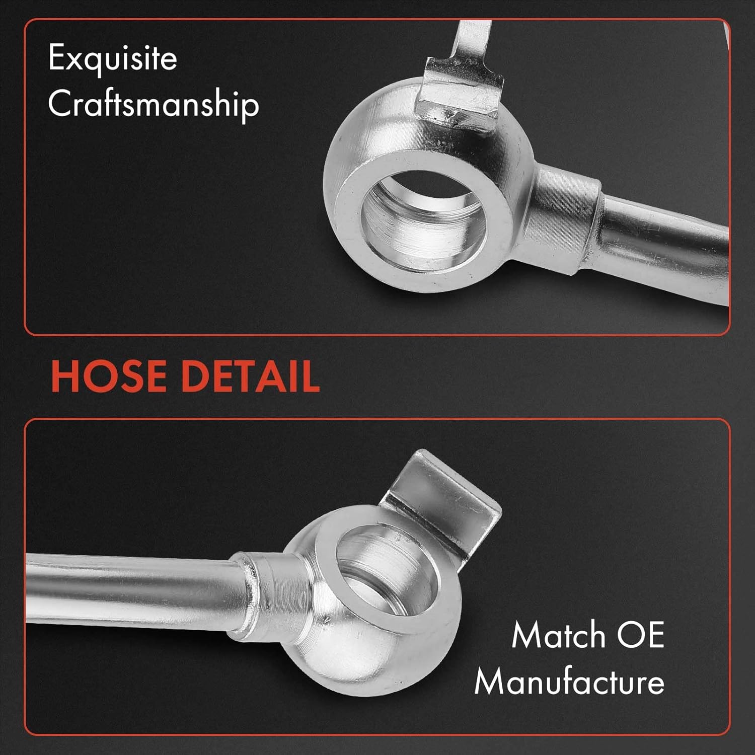 A-Premium Power Steering Pressure Hose Line Assembly Compatible with Mitsubishi Lancer 2002-2007, 2.0L, Pump to Gear/Rack Pinion