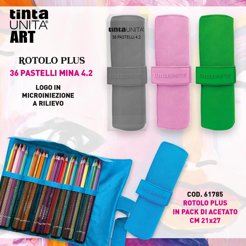 Pastelli in Legno Tinta Unita 4.0 mina 4 mm in Magnetic Box 36 Tonalità Pastello