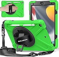 Vista 17 de BRAECNstock - Funda para Apple iPad de 9ª/8ª/7ª generación, de 10.2" 2021/2020/2019, funda protectora a prueba de golpes para iPad de 10.2 pulgadas