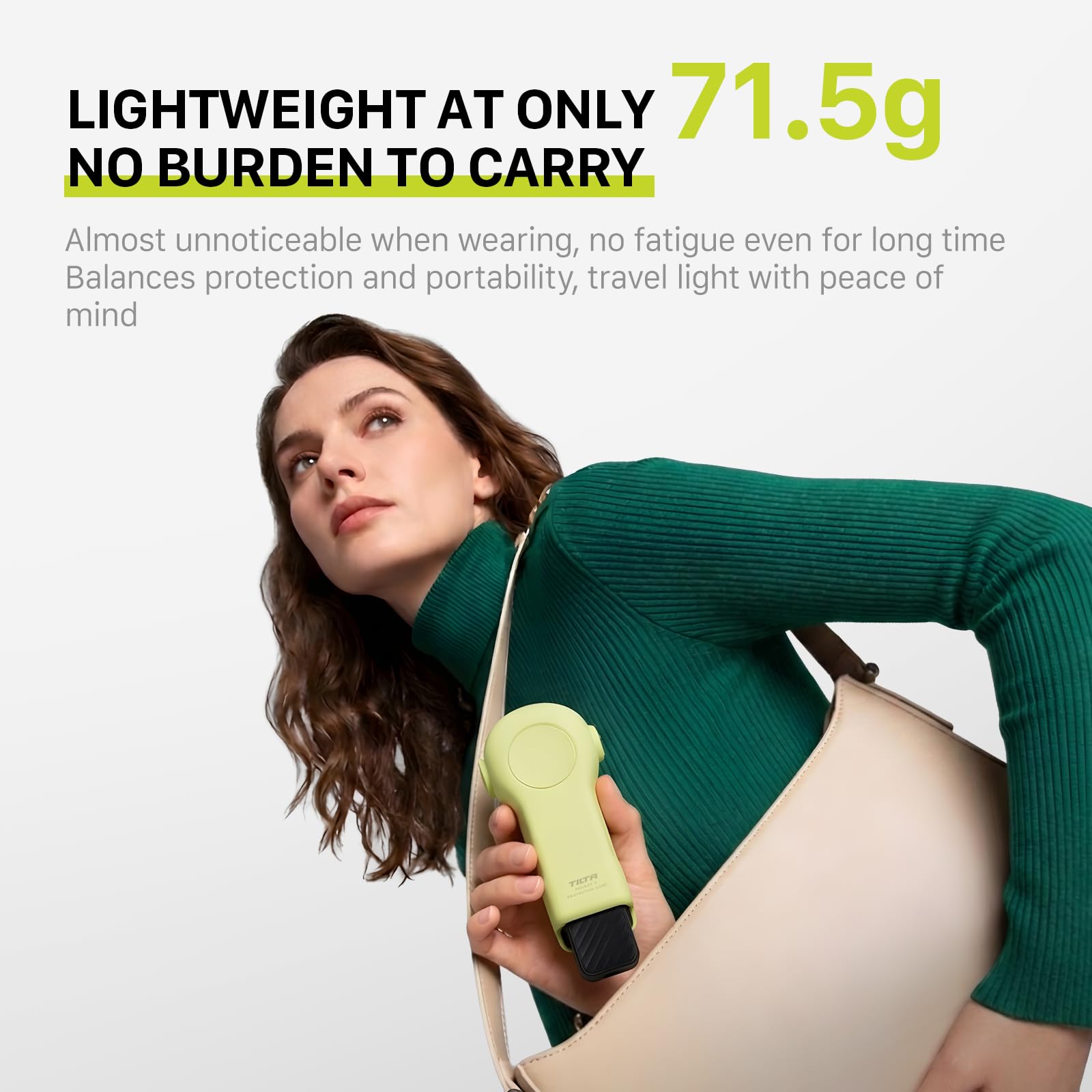 Tilta Pocket 4 Protective Case, Hartschale mit Safe-Lock, Stoßfest, Robustes Cover, Protective Case for DJI Osmo Pocket 4 Accessories, Hartschale – Platz für 3 Standardfilter, Grün TA-T96-PTC-LG - 5