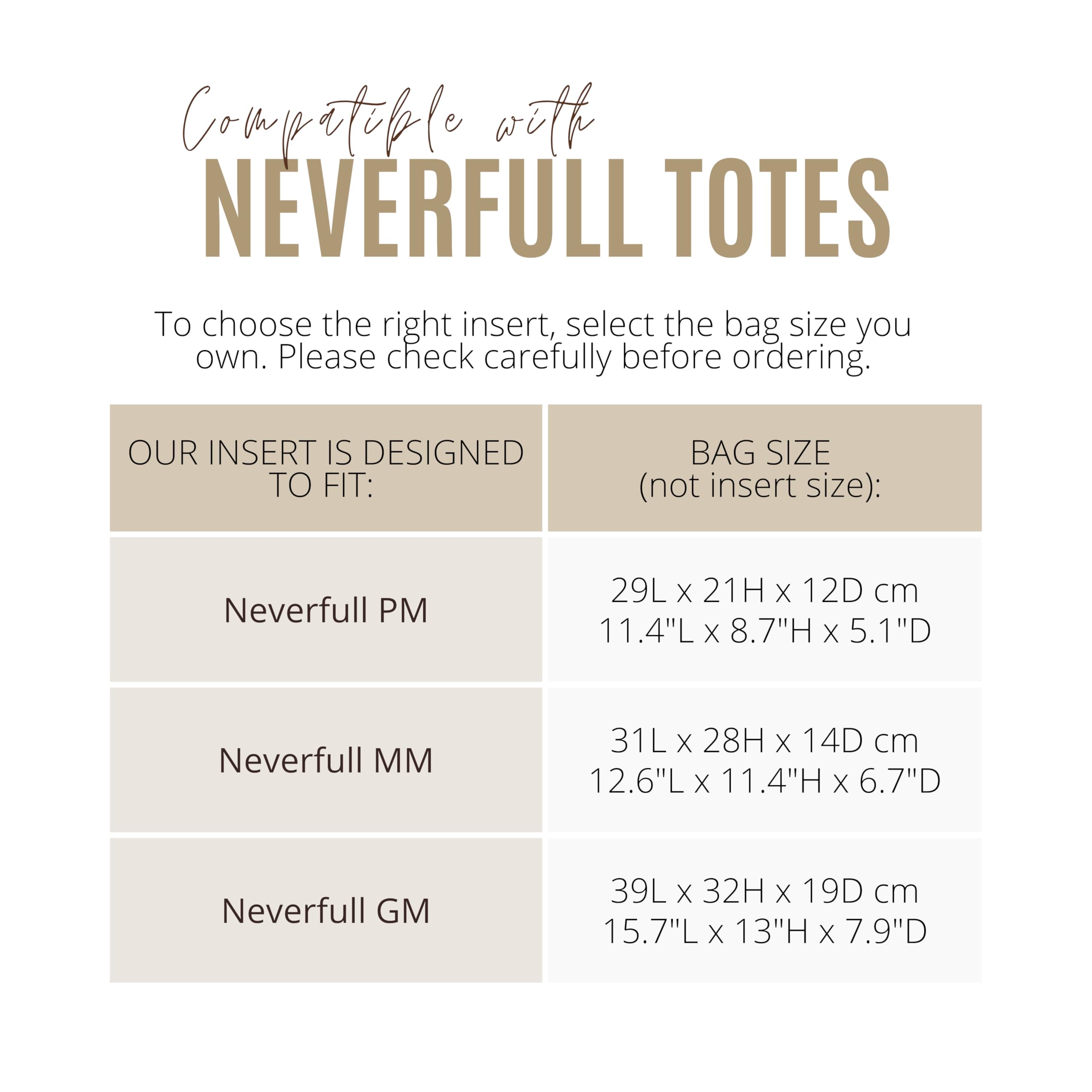 Divitize Premium Taschenorganizer kompatibel mit LV Neverfull PM/MM/GM - Handgefertigter Filz, Verstärkter Boden, Vollverkleidung, Maßgefertigt, 24+ Farben (Black, for Neverfull MM)