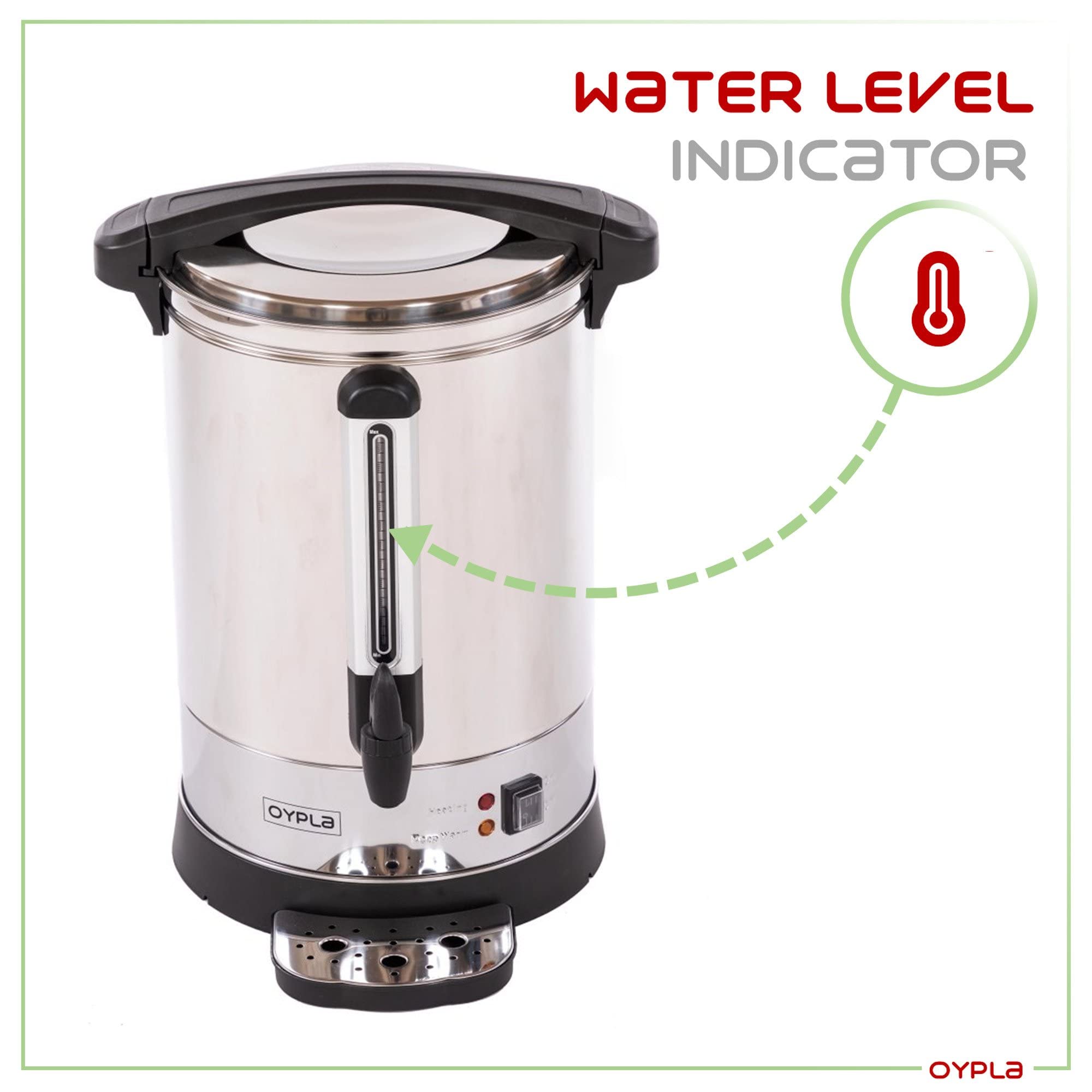Oypla Electrical 20L Catering Hot Water Boiler Tea Urn Coffee :  Amazon.co.uk: Home u0026 Kitchen