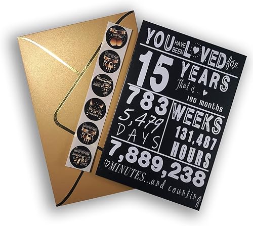 Miniatura 33 de Tarjeta de cumpleaños de 15 años para niñas y niños, regalos de cumpleaños para niñas de 15 años, el mejor regalo para niñas de 15 años, regalos