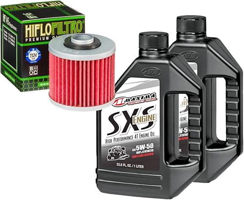 Oil Change Kit For Yamaha 2009 XV250 V-Star 250 SXS Synthetic 5W-40