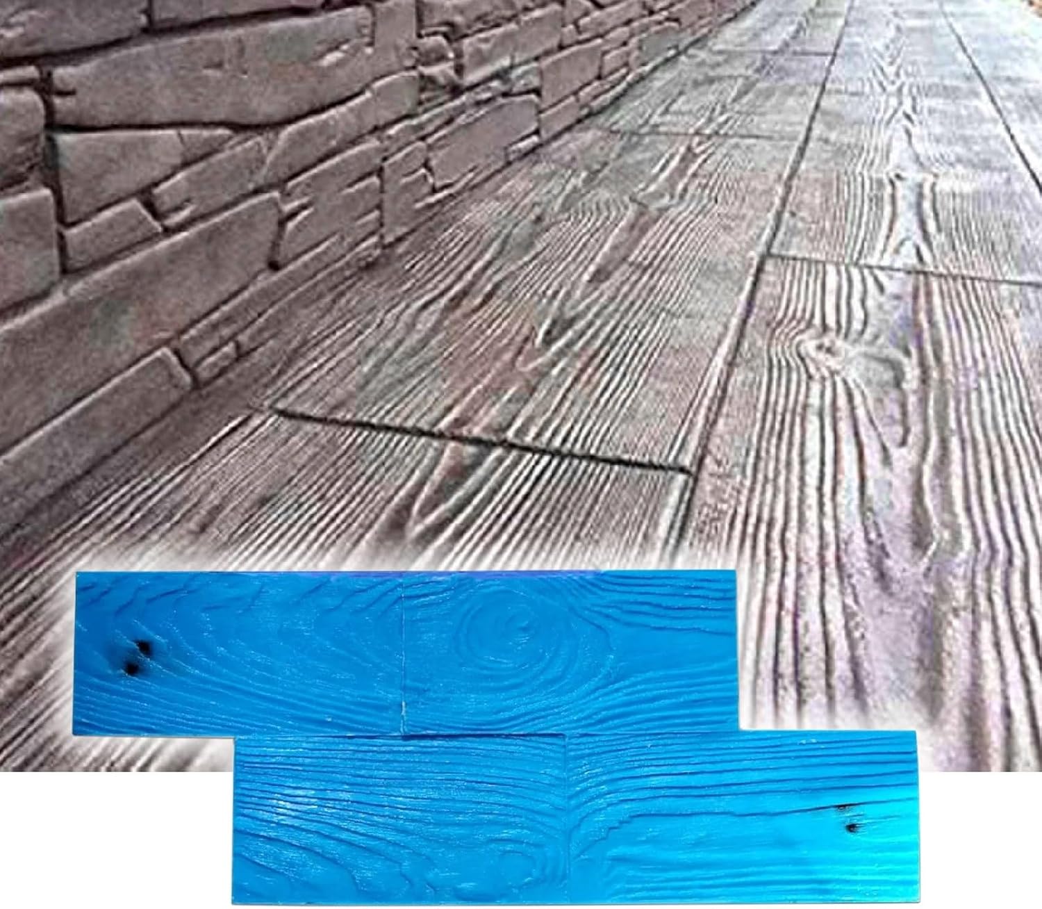 Polyurethane Stamp "Wooden Planks" | Decorative Texturing Concrete Stamping Cement Imprint Texture