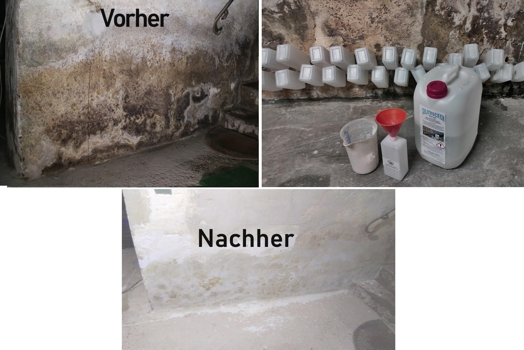 Horizontalsperre Behälter 0,5 L Injektionsflaschen leer 25 St. wieder verwendbar