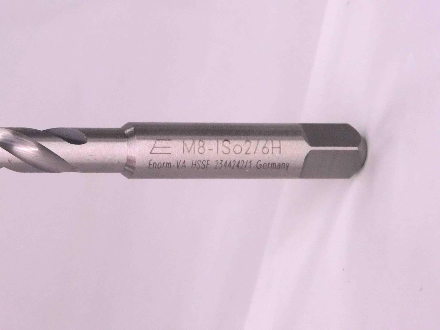 3pcs New EMUGE M8 X 1.25 6H HSSE Plug TAP 3 Spiral Flute 8.0 mm M8-ISo2/6H - MW2495BM4