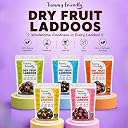 TummyFriendly Dry Fruit Ladoo. Healthy Dry Fruit Laddus with Dates - Sugar-Free Snacks for Kids & Adults Healthy snacks for kids. Homemade dry fruit laddus. No Sugar. Dry Fruit Ladoos with Sesame Seeds - 100g (pack of 1) | RAKHI SWEETS | gallery image