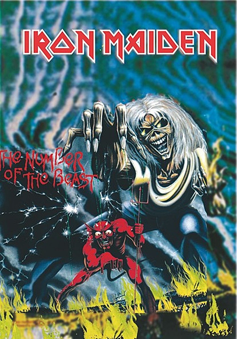 Iron Maiden The Number of the Beast Unframed Poster Wall Art for