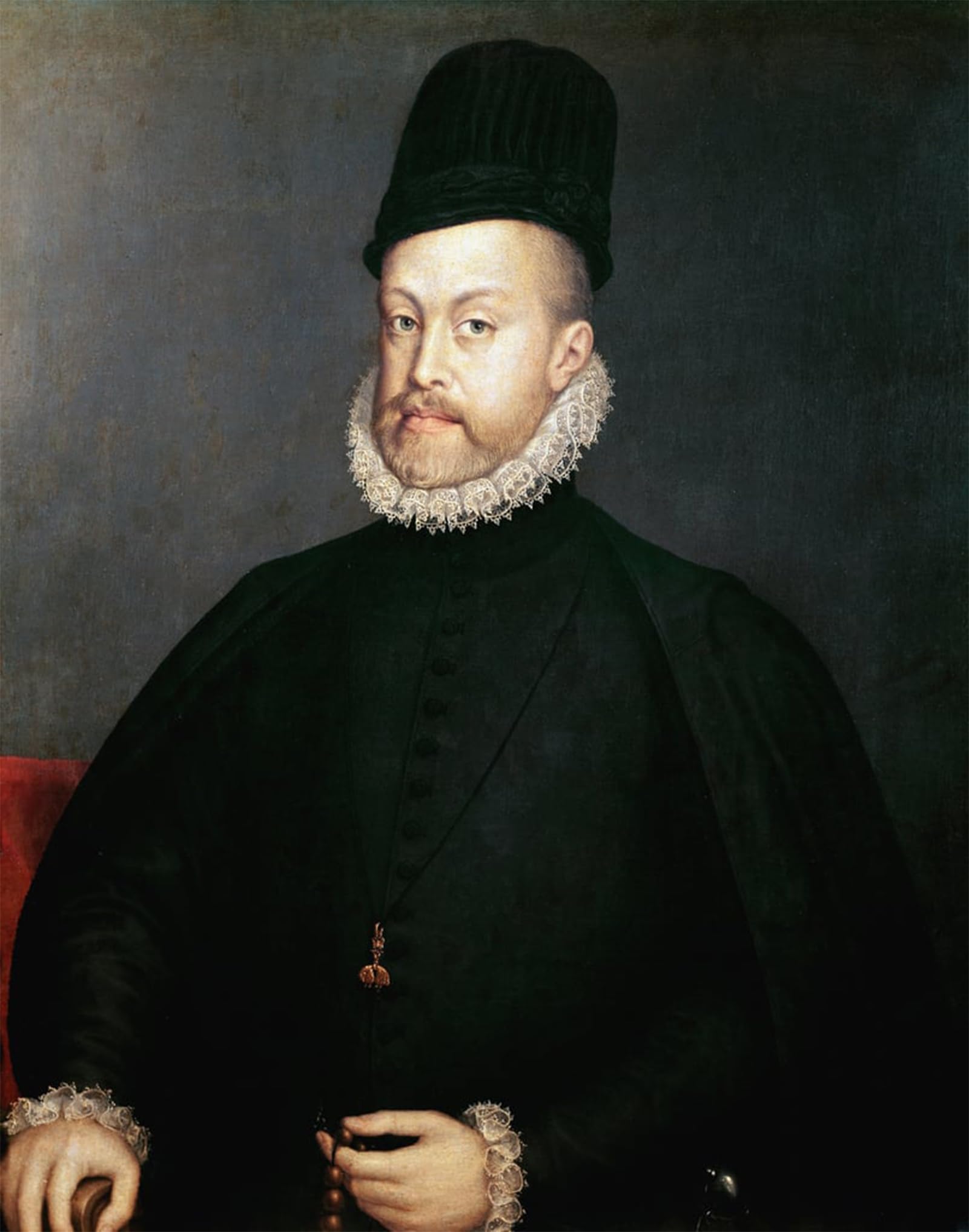 SERENDIPITP Retro Picture Poster Wall Art Pictures Painting Portrait of Philip Ii King of Spain by Sánchez Coello Wall Art Canvas Print for Wall Decor 60x90cm