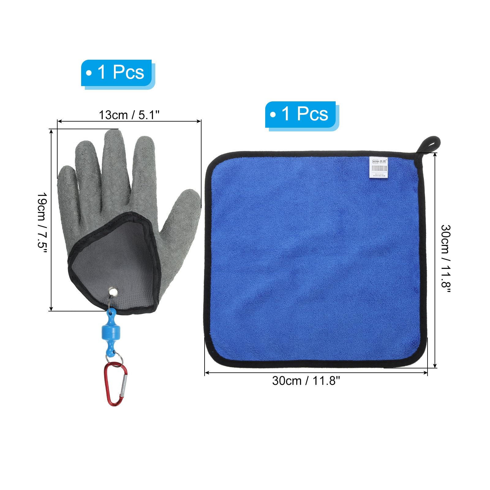 PATIKIL Fishing Gloves with Magnet Release - Image 2